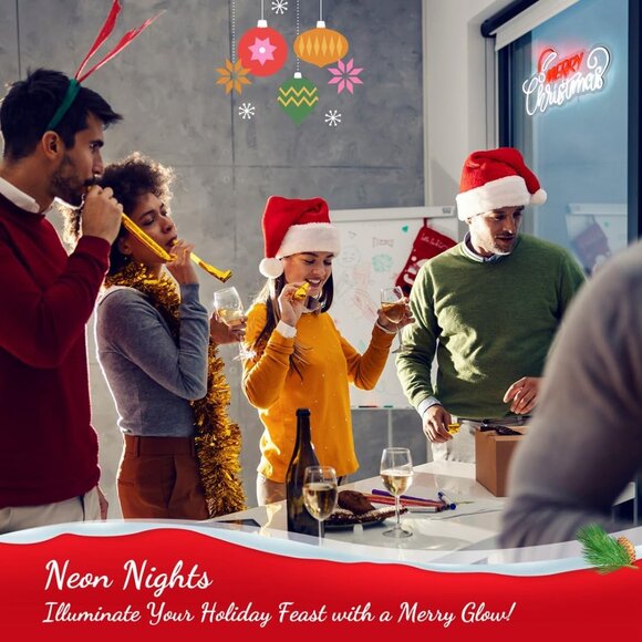 Christmas Neon Sign Led Candy Dimmable Light Up Sign for Wall Decorations - Picture 4 of 7